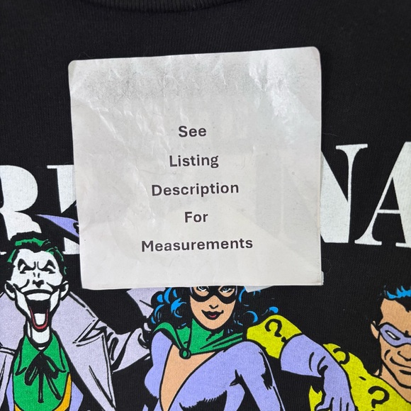 DC Comics Originals XL T-Shirt Rogues Gallery Joker Catwoman Riddler Penguin - Picture 5 of 6